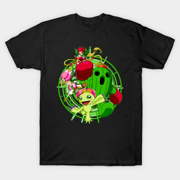 Palmon Evolution T-Shirt by svthyp